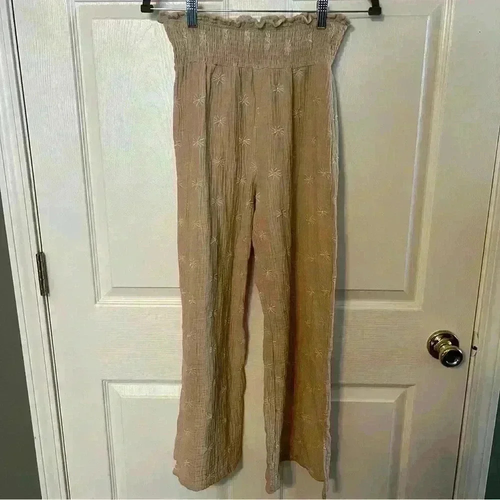 Joie Cream Wide Leg Jumpsuit